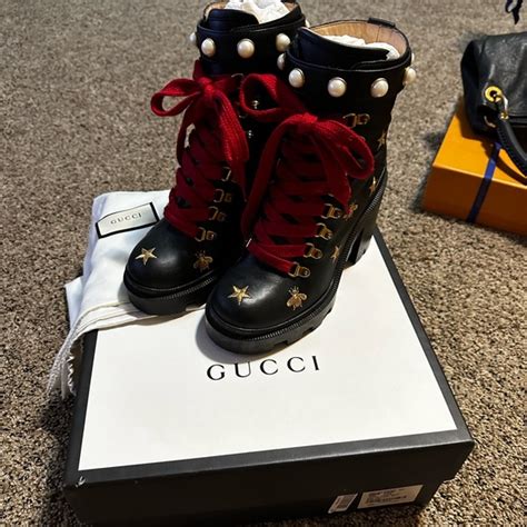 gucci bumble bee|Gucci bumble bee boots.